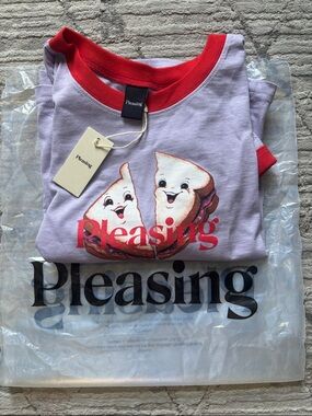 Pleasing Red Ringer Crop Top